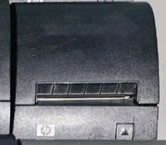 LOT OF (6) HP THERMAL POS PRINTERS. A799-C40W-HN00. ALL WORKING