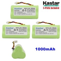 3 X Kastar Motorola Symbol LS-4278 DS-6878 Replacement Battery 1000mAh AAA 3.6v