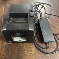 Star TSP650II Thermal Receipt Black Printer TSP650 USB with Power Supply DK POS