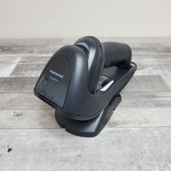Datalogic Gryphon GBT4500 BK-WLC Wireless Scanner w/ Cradle WLC4090 *NO POWER*
