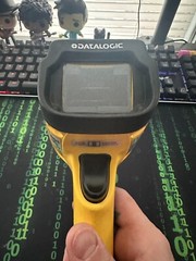 Datalogic PowerScan PD9330 Yellow & Black Handheld Serial Port Barcode Scanner