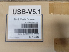 M-S Cash Drawer Black CF-405BX-B No.376 USB – BLACK; 5B5C STANDARD; NON-MEDIA