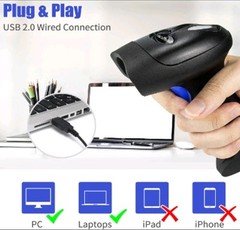 NetumScan Handheld USB CCD Barcode Reader Supports Screen Scan UPC Bar Code