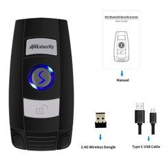 Bluetooth Barcode Scanner Portable Mini 1D Handheld 3-in-1 Reader Windows PC