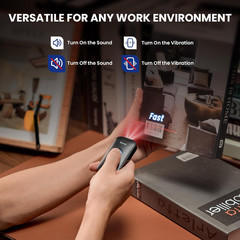 Mini 1D Bluetooth Barcode Scanner – 3-in-1 Wireless & Wired Reader