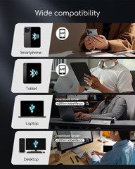 Portable Printers Wireless for Travel, A285M Small Inkless Small, Black