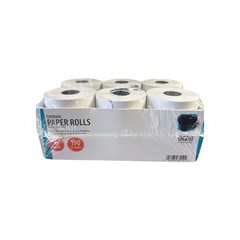 Thermal Receipt Paper Rolls 3.125&Prime; x 190&prime;, 6 Rolls New made in the USA.