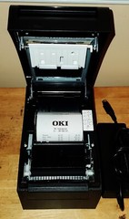 Oki Model PT390 Desktop POS Thermal Receipt Printer W/ USB & Serial Port