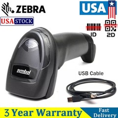 Symbol DS4308-XD00007VZAP Wired Handheld USB Barcode Scanner 1D 2D Code Reader