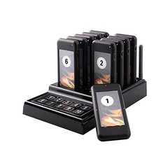 SHIHUI 10 Pager buzzers 1 keypad Queue Number Call Wireless Calling System Qu…