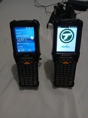 LOT OF 2 Motorola MC92N0-Barcode Scanner – With Battery Charger, 3 Extra Batte