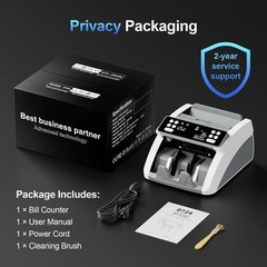 Money Counter Machine with Value Count for USD and EUR, UV MG IR DD MT Counte…