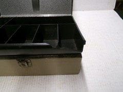 Metal Cash Box Removeable Tray