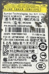 SYMBOL MC92N0-G90SXEYA5WR POS WINDOWS HANDHELD MOBILE COMPUTER BARCODE SCANNER