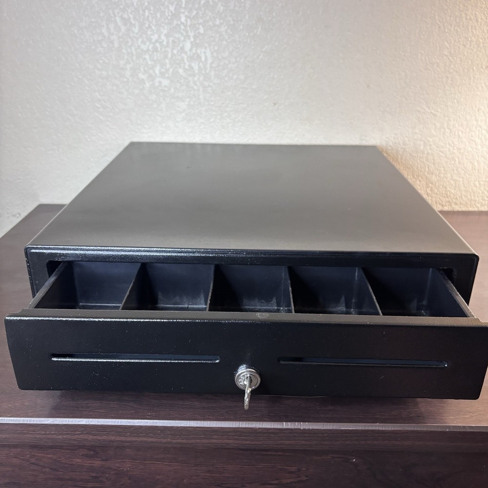 APG VB282-BL1616 5 Drawer Black Front USBPro II Interface Cash Drawer W Key