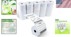 10 Rolls 3 1/8&Prime; x 230&prime; Thermal POS Paper – Biodegradable & Glossy Finish