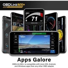 OBD2 Bluetooth Scanner for iPhone, Android, and Windows MX+ Car Diagnostic Tool