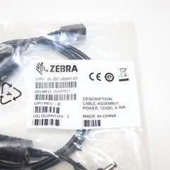 Zebra Power Brick DC Adapter Cable CBL-DC-388A1-01 for 1-Slot Cradles/Chargers