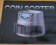 Coin Counter and Sorter TFT Display Accurate Sorting Machine for 5 Denominations