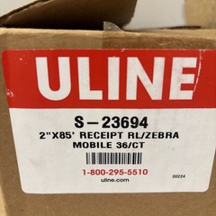 Uline 2 X 85 Thermal Receipt Paper 36 Count Case