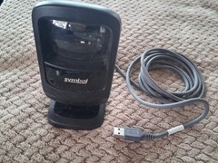 Zebra Motorola Symbol Handfree Barcode Scanner DS9208 Black USB Cable Untested