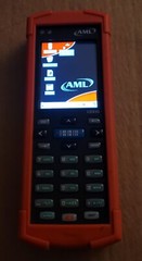 AML LDX10 BATCH HANDHELD COMPUTER CCD SCANNER 3200 MAH BTTRY * TESTED*