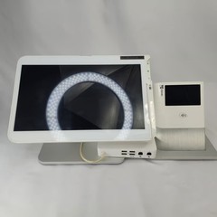 Clover C500 Station POS System Touchscreen Printer Card Reader Hub White Blocked