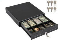 13&Prime; Electronic Cash Register Drawer for Point of Sale (POS) System with 4 Bill 5