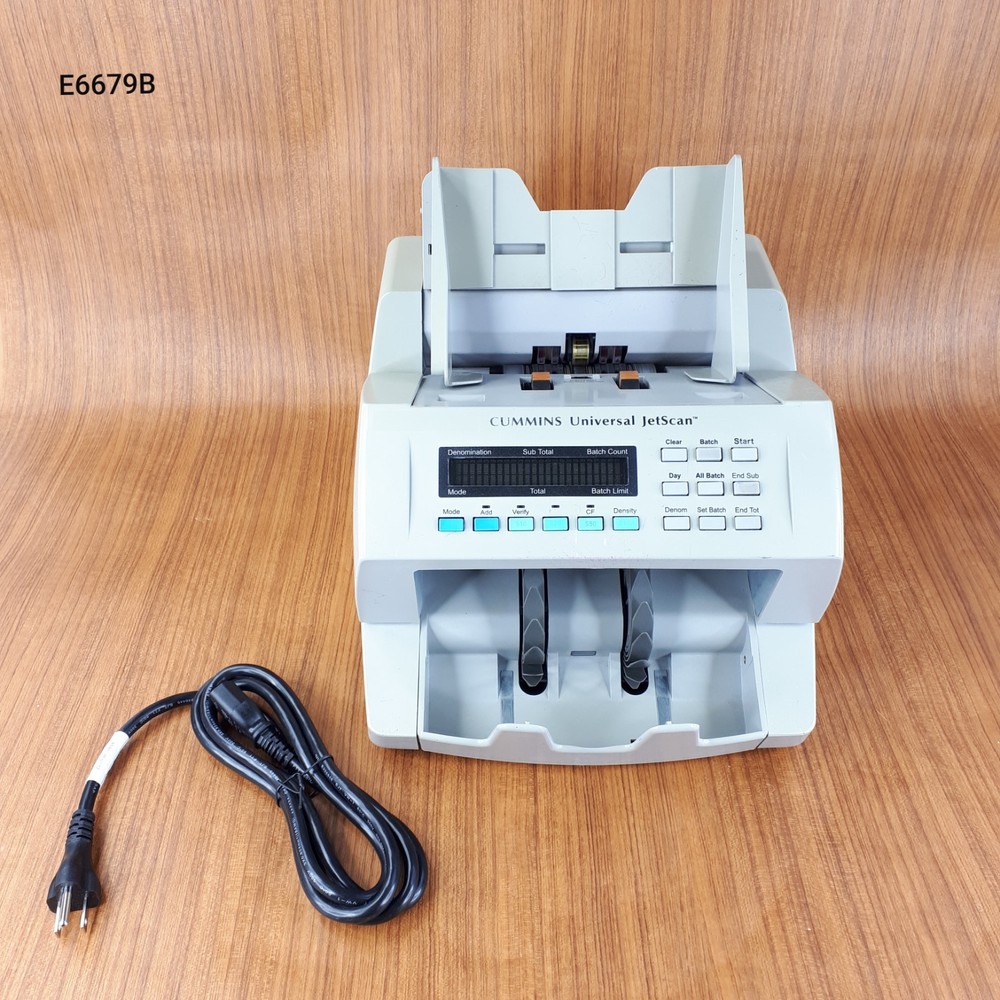 Cummins Allison Universal JetScan 4163 Money Cash Bill Currency Counter Machine
