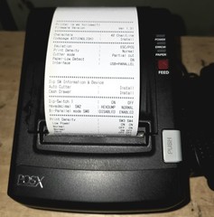 POSX EVO-RP1 Pos Thermal Receipt Printer W/ USB & Parallel Ports