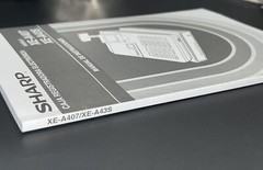 INSTRUCTION OPERATIONS MANUAL Español Spn. Sharp XE-A407 XE-A43S Cash Register