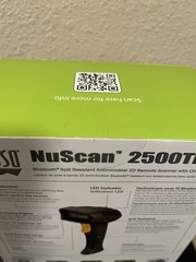 Adesso NuScan 2500TB Bluetooth 2D Barcode Scanner + charging Cradle—FREE SHIP 🔥