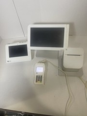 CLOVER STATION 1.0 C100 POS SYSTEM P100 Printer C302U FD40 Read