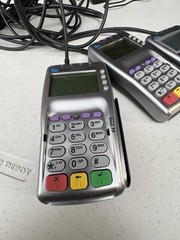 Lot of 2 Verifone VX 805 CTLS Credit Card Reader Slide & Chip Reader