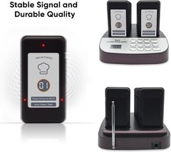 16 Lineup Waiting Pagers System for Restaurants Beep Buzzer Signal Calling
