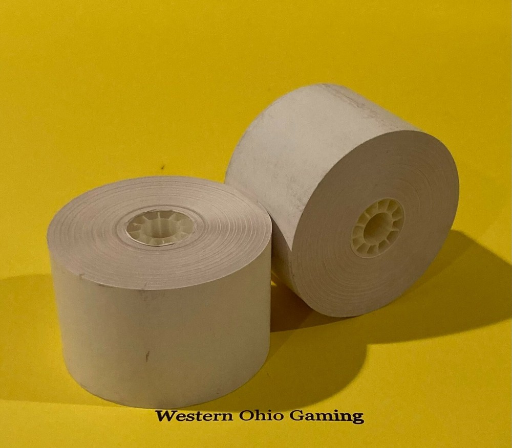 Thermal Cash Register Receipt Paper 2 x 44mm (1 3/4&Prime;) x 220&prime; Rolls NEW