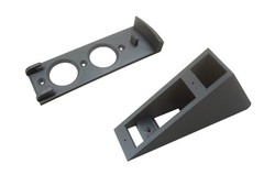 Angled Desk Stand Kiosk Mount for Verifone VX520 Reader, Wall Mount Secure Plate