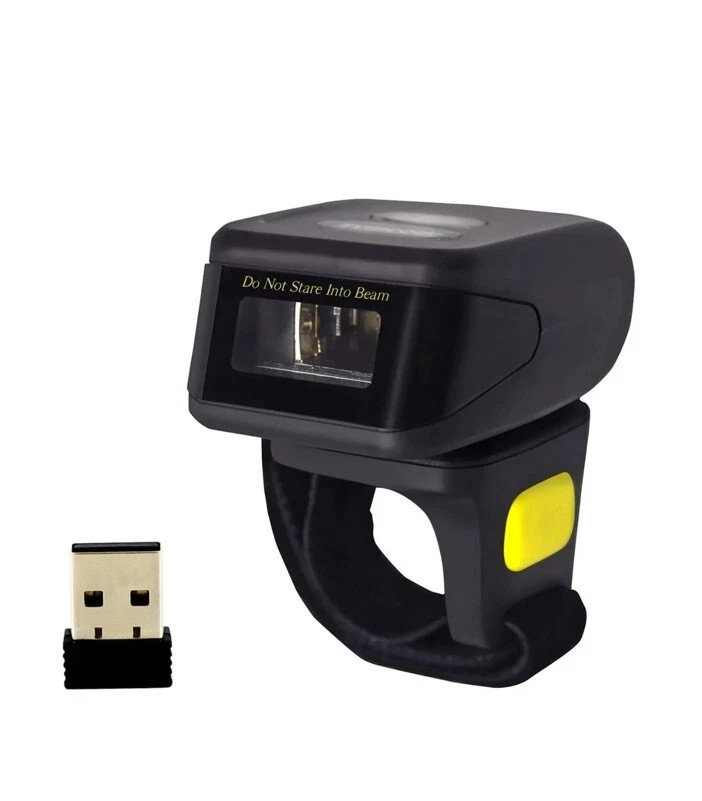 Symcode MJ R30 2D Portable Wireless Bluetooth Finger Ring Barcode Scanner Reader