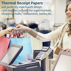 200 Rolls 2 1/4&Prime; x 50&prime; Thermal Paper Credit Card Cash Register POS Receipt Paper