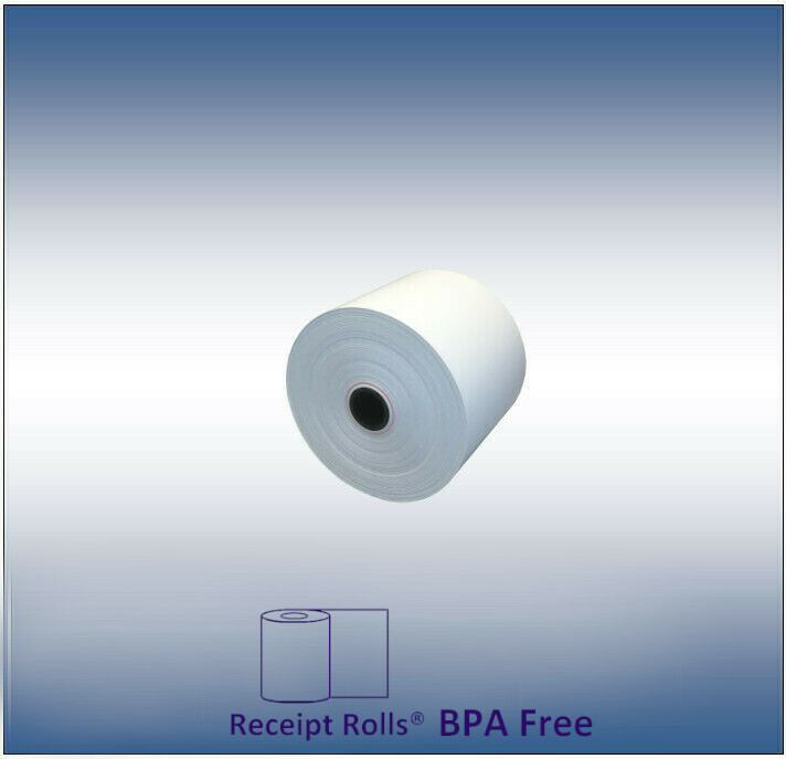2 1/4&Prime; x 230&prime; BPA Free Thermal Paper Receipt Cash Register Rolls – 50 Rolls/Case