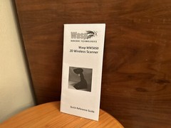 WASP WWS650 2D WIRELESS BARCODE SCANNER Quick Reference Guide Paper Copy Book
