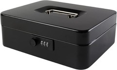 Large Portable Cash Box with Combination Lock – Secure Money Storage 9.84&Prime;x7.87&Prime;