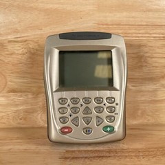 Motorola F5071A Silver Handheld Wireless LCD Screen Portable Barcode Scanner