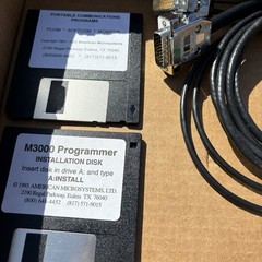 American Microsystems M3000 Barcode Reader Kit w/ Opticon Wand & Software