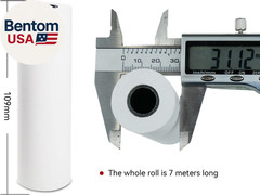A6 Thermal Paper 6 Rolls(110Mm/4.3&Prime;Width/7M Long,Φ1.18&Prime;) for Portable Printer,Qu