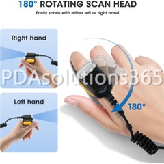 RS5000-LCFSWR Ring Barcode Scanner for Zebra WT6000 1D/2D SE4710 Imager US STOCK