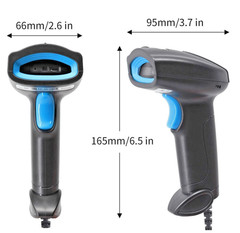 U1C USB 1D Wired CCD Barcode Scanner Reader – Screen Scan Support – Windows Mac