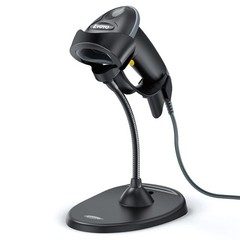 Eyoyo USB Wired 2D Barcode Scanner Gooseneck Stand for POS