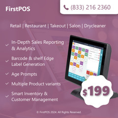 15 » Touchscreen POS Cash Register Till System Takeout