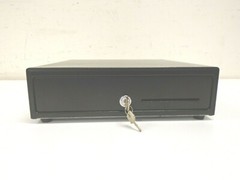 APG Cash Drawer Vasario Printer Drawer 24V Black 4 Billx4 Coin VB320-BL1313-B27